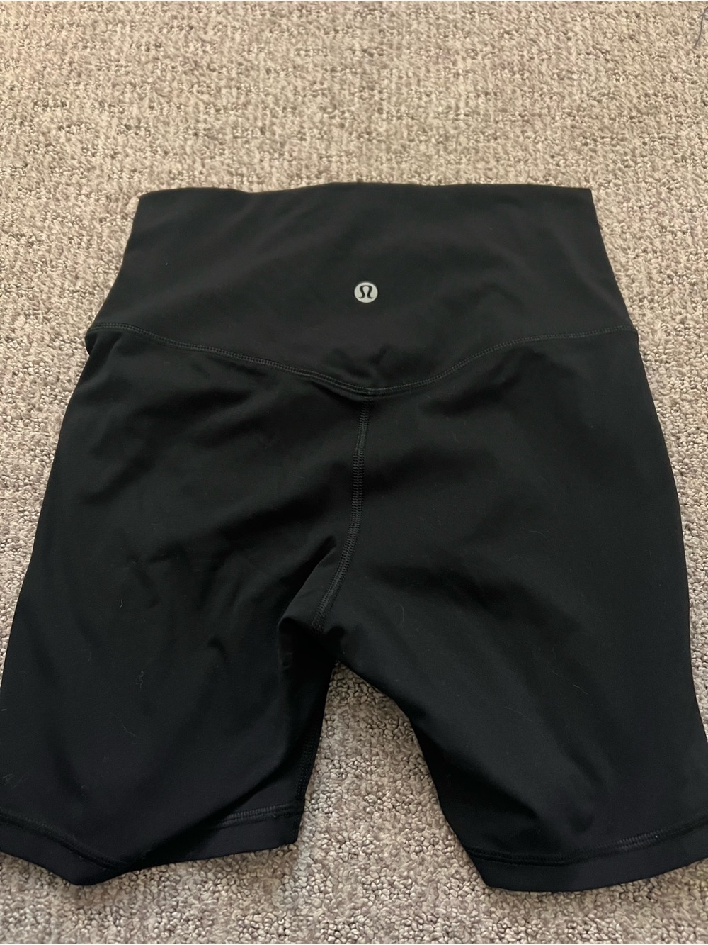 Lululemon Align High-Rise Black Biker Shorts